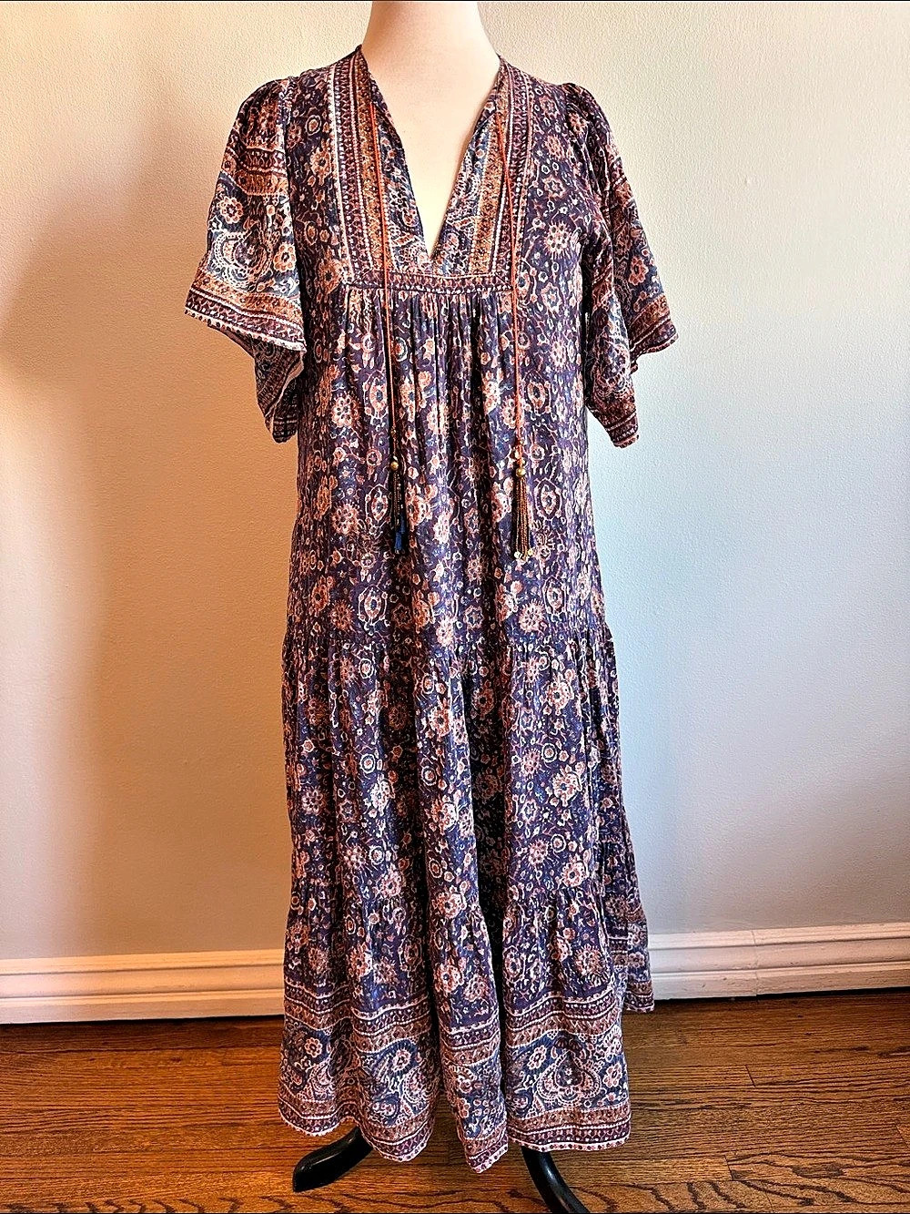 Bell Paisley Maxi Dresss